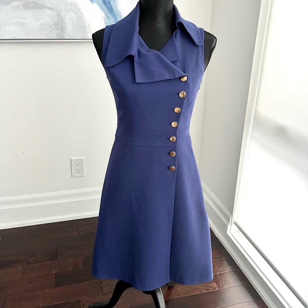 Karen Millen Button-Up Sleeves Dress